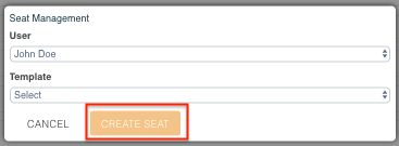 Create Seat Button