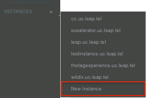 Instance Dashboard